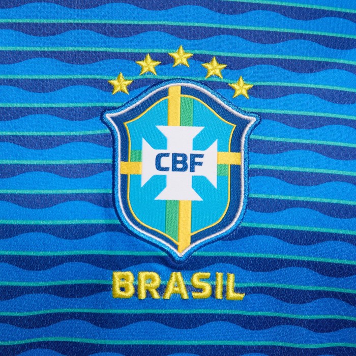 Brazil National Team Nike Women's 2024 Away Stadium Replica Jersey – Blue