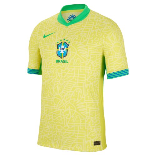 Brazil National Team Nike 2024 Home Match Authentic Jersey – Yellow