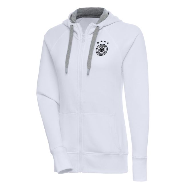 Germany National Team Women's Takeover Full-Zip Hoodie - White