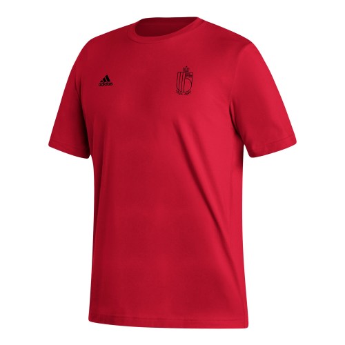 Belgium National Team adidas Crest T-Shirt - Red