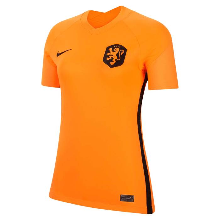 Netherlands Women's National Team Nike Women's 2022/23 Home Replica Blank Jersey - Orange