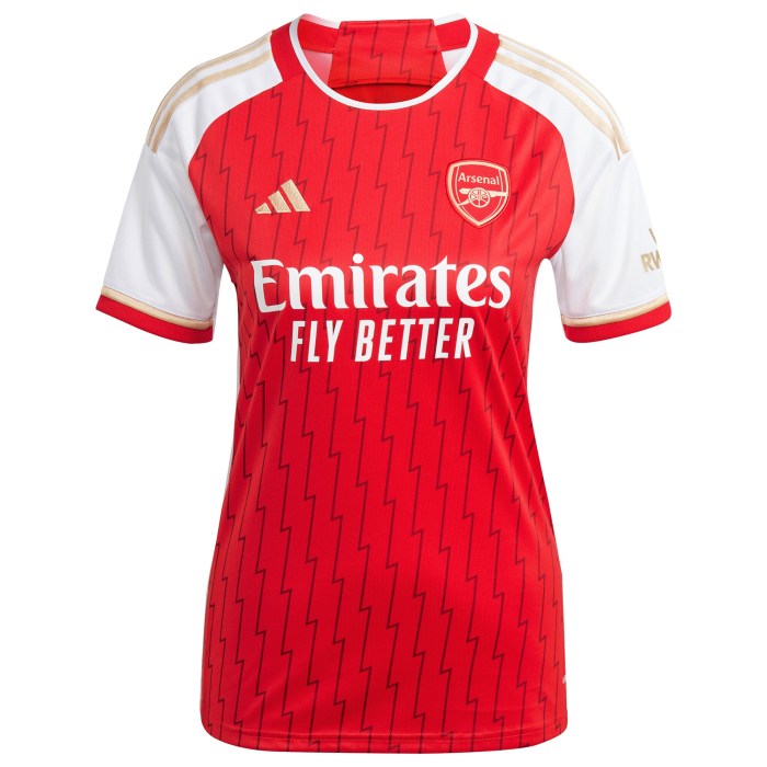 Bukayo Saka Arsenal adidas Women's 2023/24 Home Replica Player Jersey - Red