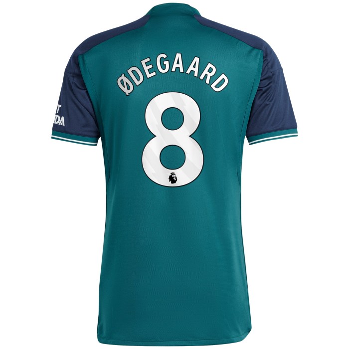 Martin Odegaard Arsenal adidas 2023/24 Third Replica Player Jersey - Green