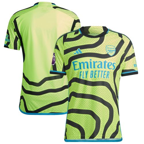 Arsenal adidas 2023/24 Away Authentic Patch Jersey - Yellow