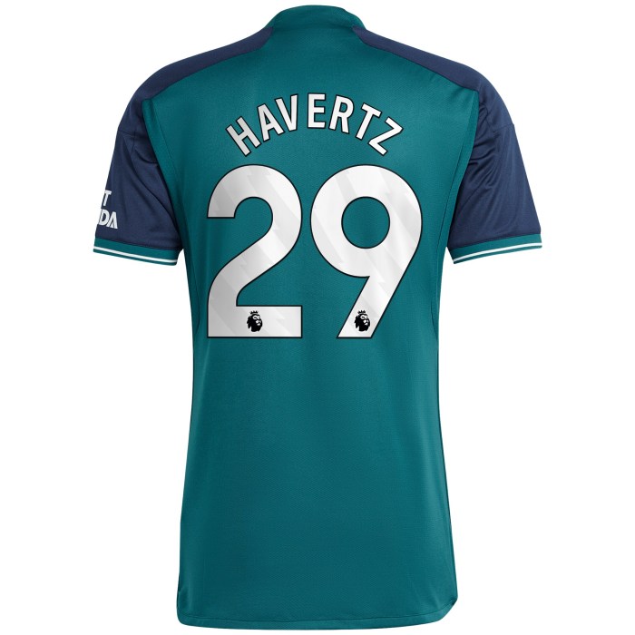 Kai Havertz Arsenal adidas 2023/24 Third Replica Player Jersey - Green