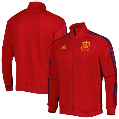 Spain National Team adidas DNA Full-Zip Raglan Track Jacket - Red