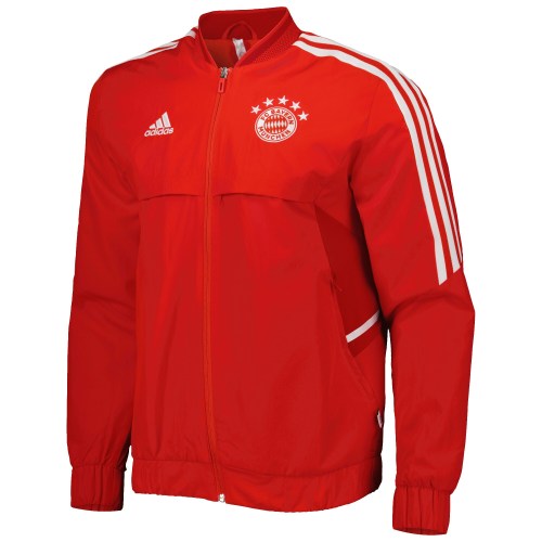 Bayern Munich adidas AEROREADY Anthem Full-Zip Jacket - Red