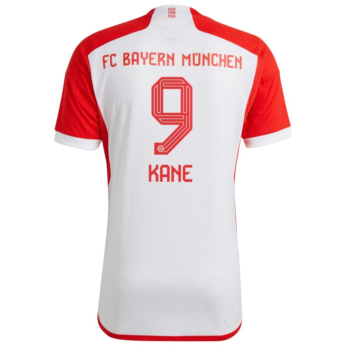 Harry Kane Bayern Munich adidas Youth 2023/24 Home Replica Player Jersey - White