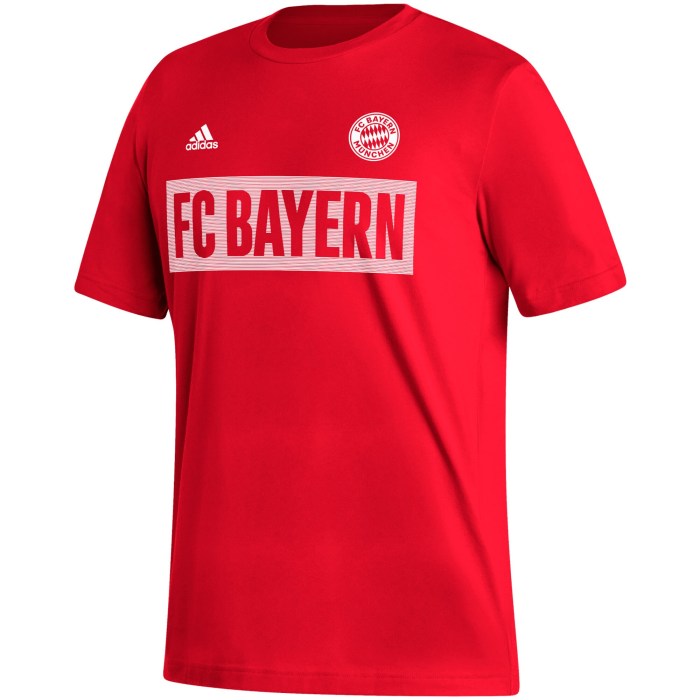 Bayern Munich adidas Culture Bar T-Shirt - Red