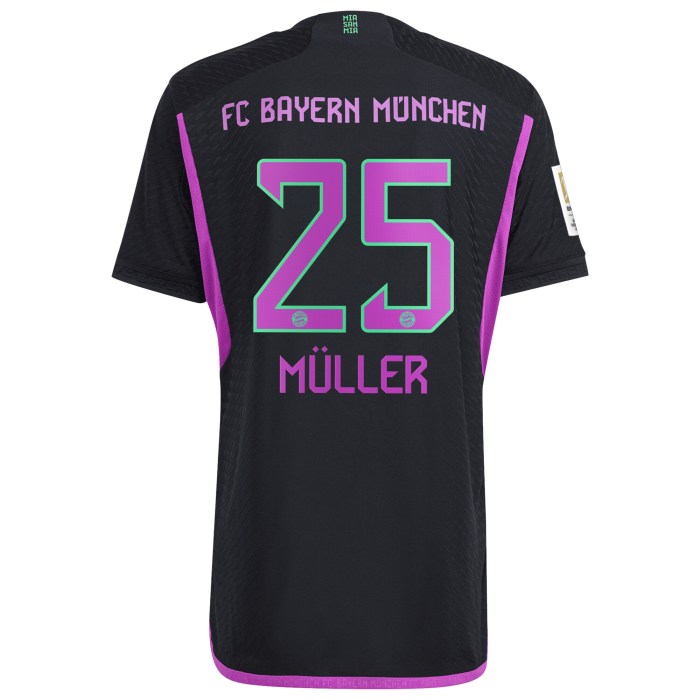 Thomas Müller Bayern Munich adidas 2023/24 Away Authentic Player Jersey - Black