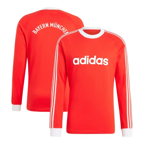 Bayern Munich adidas Originals Energy Drop '70s Long Sleeve Jersey - Red