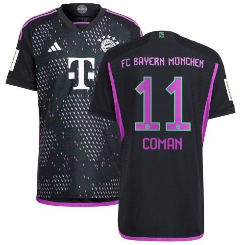 Kingsley Coman Bayern Munich adidas 2023/24 Away Authentic Player Jersey - Black