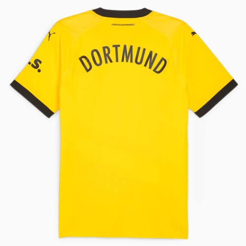 Puma 2023-24 Borussia Dortmund Men's Authentic Match Home Jersey