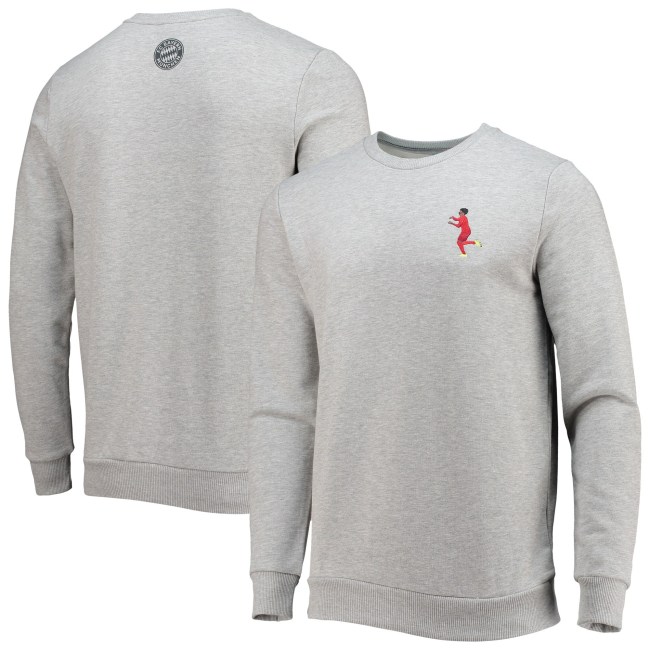 Serge Gnabry Bayern Munich Hands of God Sweatshirt - Heathered Gray