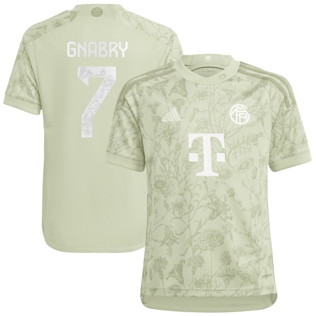 Serge Gnabry Bayern Munich adidas Youth 2023/24 Oktoberfest Replica Player Jersey - Green