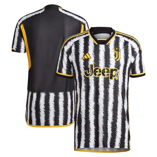 Juventus adidas 2023/24 Home Authentic Jersey - Black