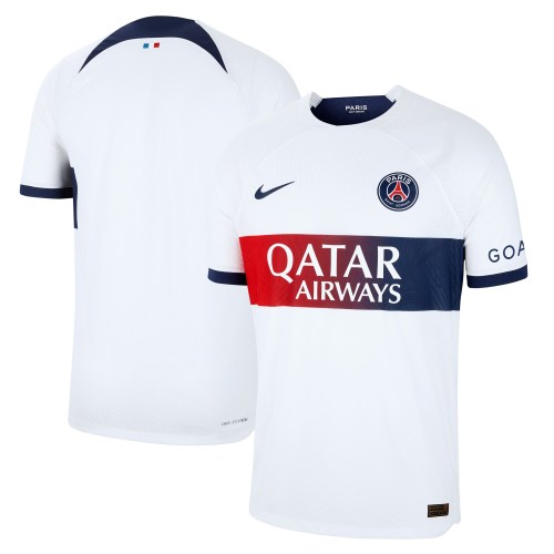 Paris Saint-Germain Nike 2023/24 Away Match Authentic Jersey - White