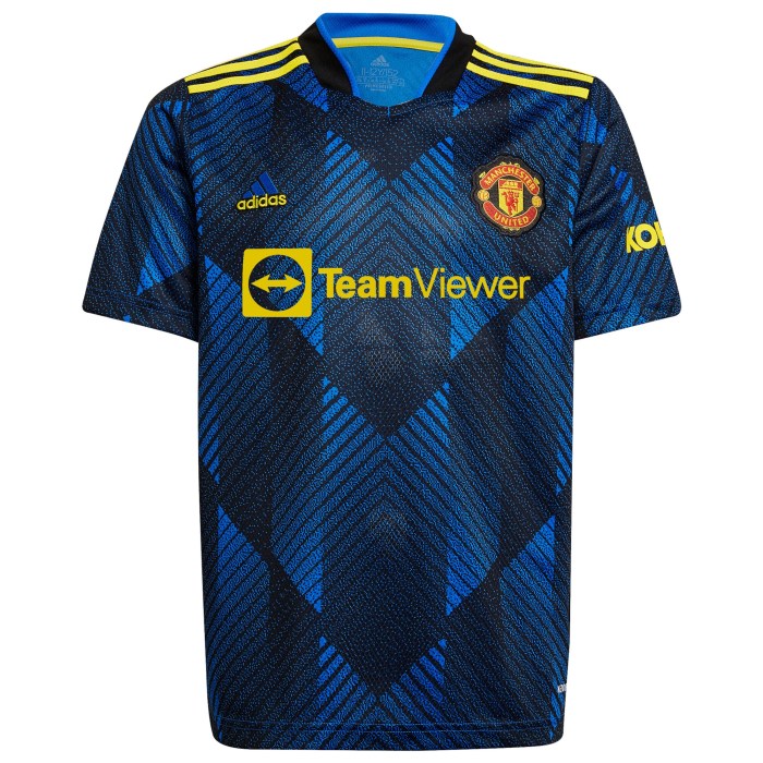 Manchester United adidas 2021/22 Third Replica Jersey - Blue
