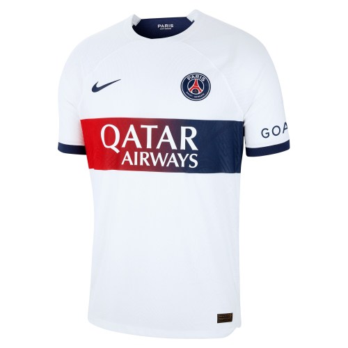 Paris Saint-Germain Nike 2023/24 Away Match Authentic Jersey - White