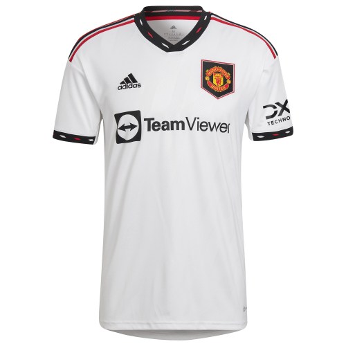 Manchester United adidas 2022/23 Away Blank Replica Jersey - White