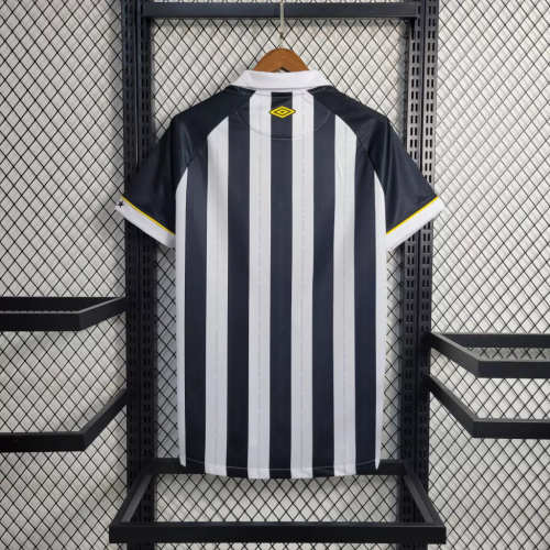 Santos Jersey I-23/24- fan- black and white