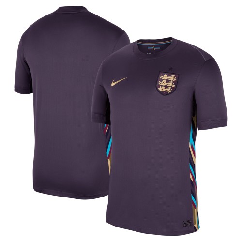 England National Team Nike 2024 Away Replica Blank Jersey - Purple
