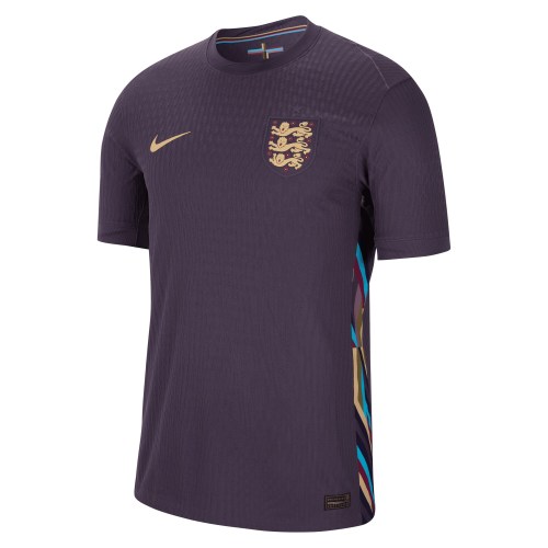 Copy England National Team Nike 2024 Away Authentic Blank Jersey - Purple