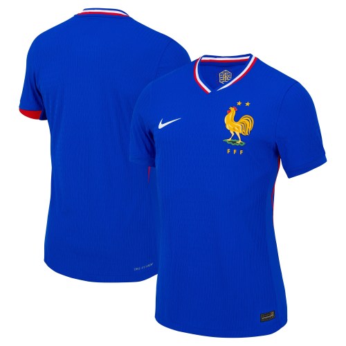 Copy France National Team Nike 2024 Home Authentic Blank Jersey - Blue