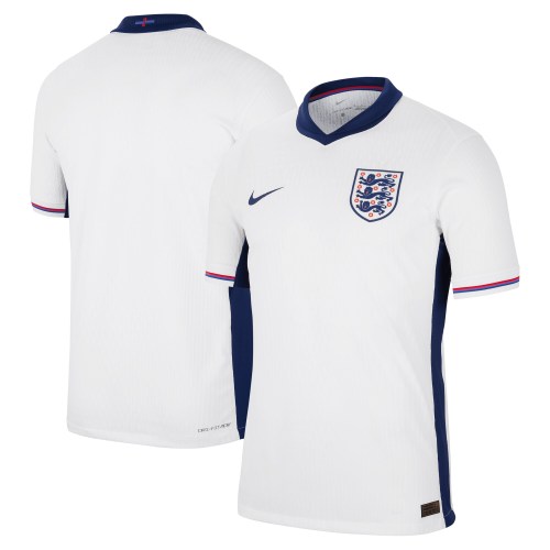 Copy England National Team Nike 2024 Home Authentic Blank Jersey - White