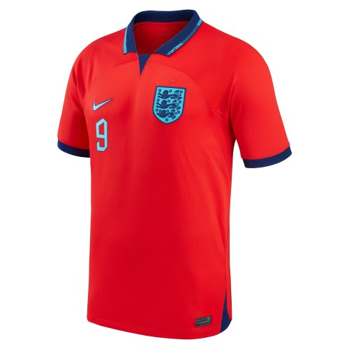 Copy Harry Kane England National Team Nike 2022/23 Away Breathe Stadium Replica Player Jersey - Red