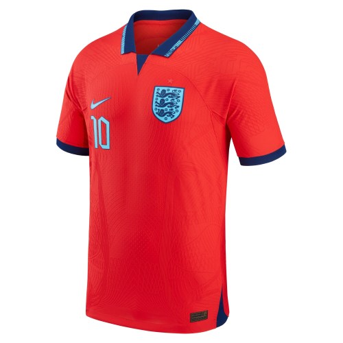 Raheem Sterling England National Team Nike 2022/23 Authentic Away Jersey - Red