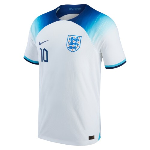Copy Raheem Sterling England National Team Nike 2022/23 Authentic Home Jersey - White