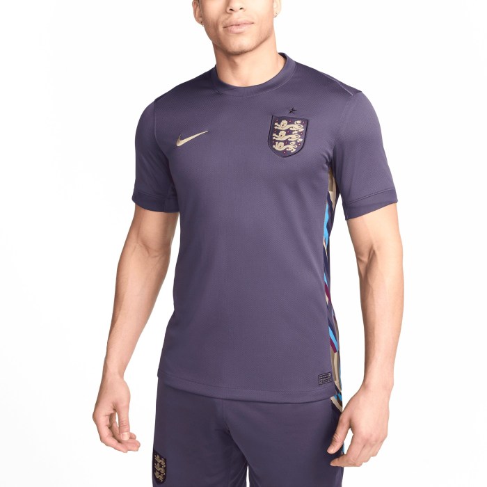 England National Team Nike 2024 Away Replica Blank Jersey - Purple