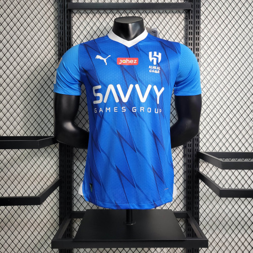 2023/2024 Player Version Al Hilal Home Football Shirt 1:1 Thai Quality