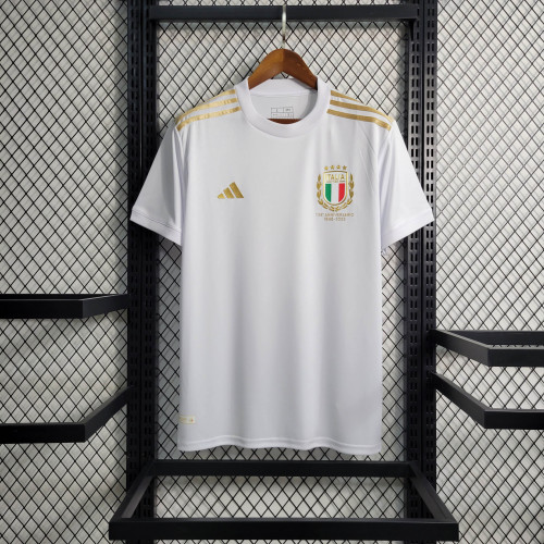 Copy 2023 Italy 125th Anniversary White Football Shirt 1:1 Thai Quality