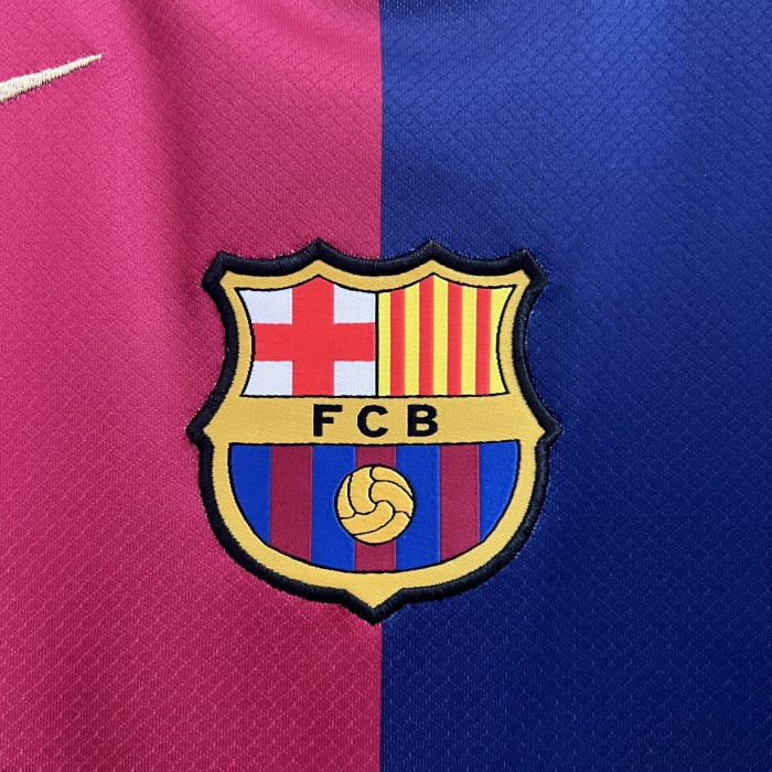 2024/2025 Barcelona Home Football Replica Jersey