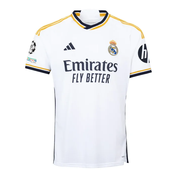 Real Madrid Mens A Por La 15 Home Replica Shirt 23/24 White