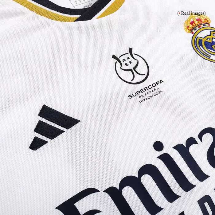 CAMPEONES #13 Real Madrid Campeones Supercopa Home Soccer Jersey 2023/24