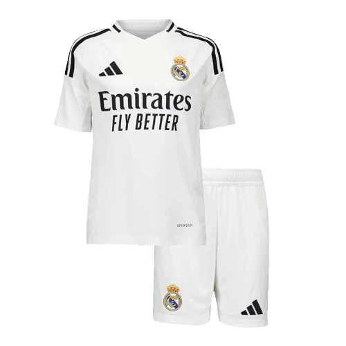 Real Madrid Home Kids Soccer Jerseys Kit 2024/25