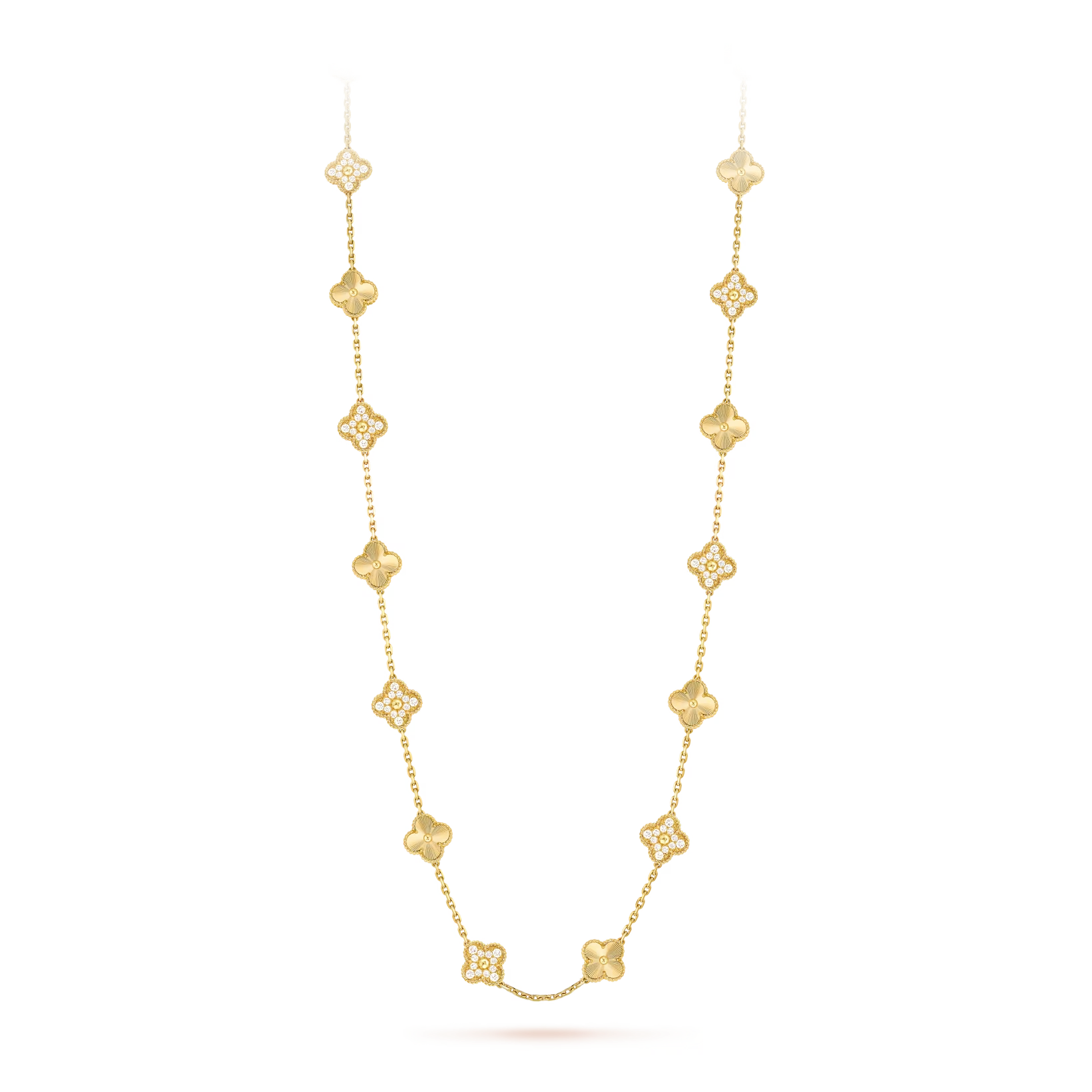 Van Cleef & Arpels Vintage Alhambra long necklace, 20 motifs