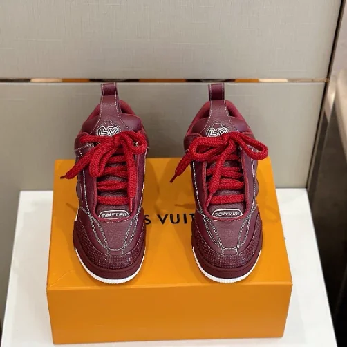 LOUIS VUITTON SKATE SNEAKERS IN BORDEAUX RED – LSVT326