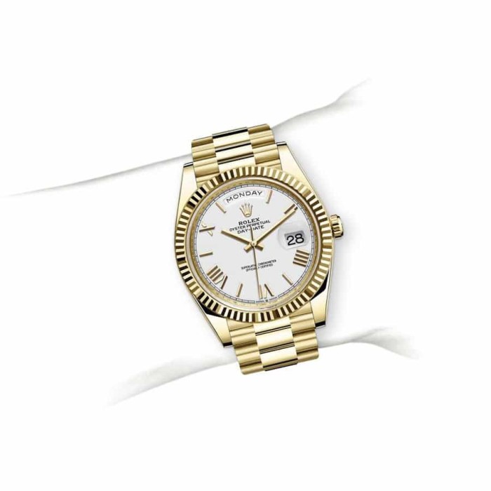 Rolex President White