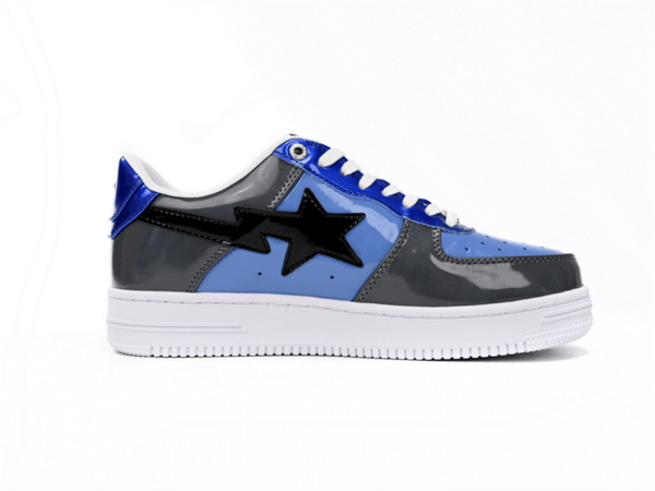 1H20 191 046 A Bathing Ape Bape Sta Low Lnk Blue Mirror Surface