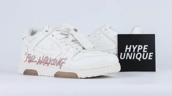 Off-White Wmns Out of Office ‘For Walking – White Pink’ Rpes