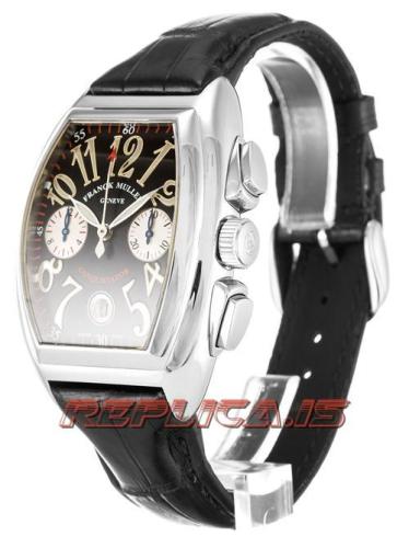 Unisex Franck Muller King Conquistador 8002 Cc Quartz Movement Black Arabic Dial