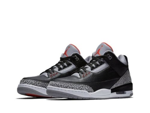 Jordan3 Retro Black Cement (2018)