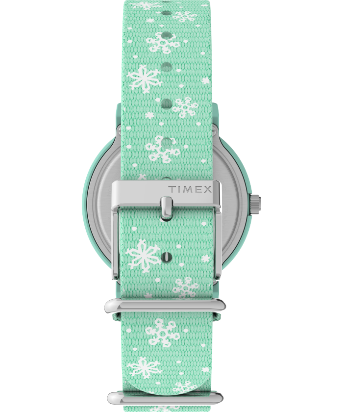 Timex x Peanuts Holiday 34mm Fabric Strap Watch