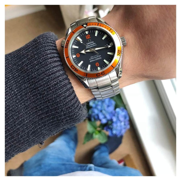 Omega Planet Ocean Orange