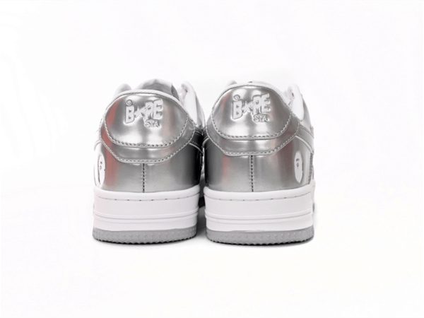 1H73 191 921 A Bathing Ape Bape Sta Low Silver