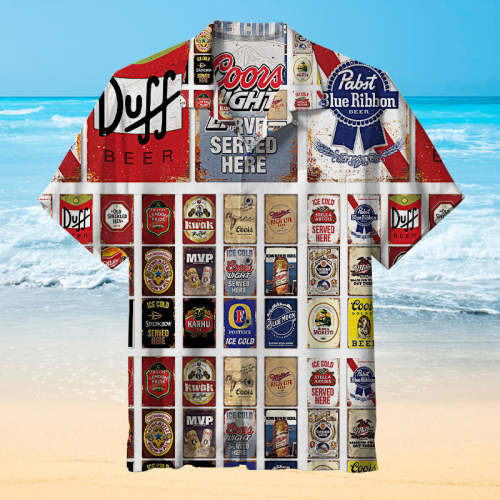Beer Sign Plaque |Universal Hawaiian Shirt